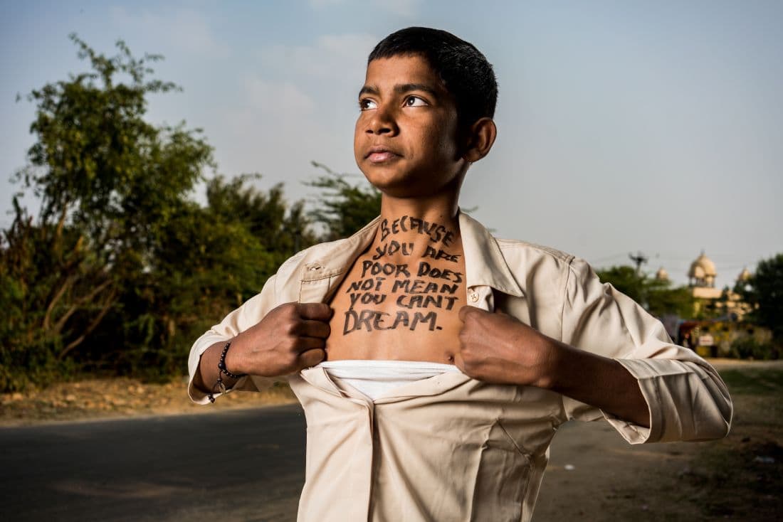 Delhi street portrait from the Brain Tattoo collection